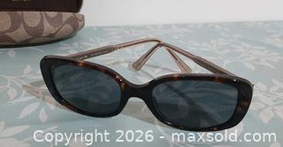MaxSold Auction: Coach dark tortoise ladies sunglasses - View Royal (British Columbia, Canada) SELLER MANAGED Downsizing Online Auction - Pheasant Lane
