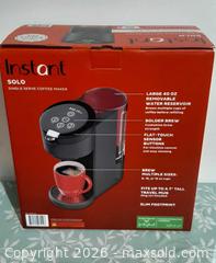 MaxSold Auction: Insta instant solo coffee maker. New in box - View Royal (British Columbia, Canada) SELLER MANAGED Downsizing Online Auction - Pheasant Lane