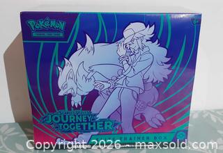 MaxSold Auction: New Pokemon Journey Together elite set - View Royal (British Columbia, Canada) SELLER MANAGED Downsizing Online Auction -  Pheasant Lane
