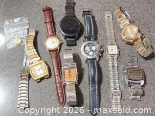MaxSold Auction: Lot of Mostly Vintage Men’s Watches - St. Catharines (Ontario, Canada) SELLER MANAGED Estate Sale Online Auction - Sandy Cove