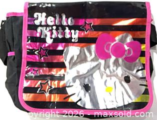 MaxSold Auction: Hello Kitty x 2000s lot: bag, pouch, glass, coin bank - Cobourg (Ontario, Canada) SELLER MANAGED Reseller Online Auction - Elgin Street West