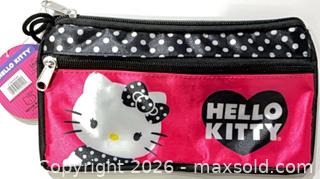 MaxSold Auction: Hello Kitty x 2000s lot: bag, pouch, glass, coin bank - Cobourg (Ontario, Canada) SELLER MANAGED Reseller Online Auction - Elgin Street West