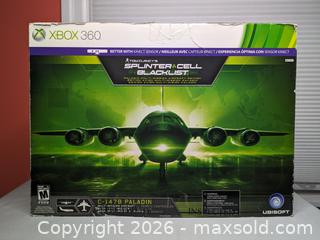 MaxSold Auction: Tom Clancy’s Splinter Cell: Blacklist – C?147B Paladin Multi?Mission Aircraft Edition for Xbox 360  - Toronto (Ontario, Canada) SELLER MANAGED Moving Online Auction - Watson Avenue