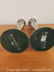 MaxSold Auction: Bombay Company Brushed Silver Candle Holders – Pair - Milton (Ontario, Canada) SELLER MANAGED Downsizing Online Auction - Asleton Boulevard