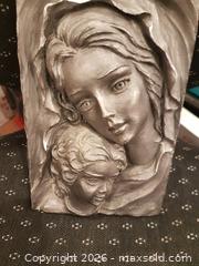 MaxSold Auction: Decorative Relief Wall Plaque – Mother & Child - Milton (Ontario, Canada) SELLER MANAGED Downsizing Online Auction - Asleton Boulevard