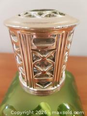 MaxSold Auction: Eden Catalytic Fragrance Lamp – Frosted Green Glass - Milton (Ontario, Canada) SELLER MANAGED Downsizing Online Auction - Asleton Boulevard