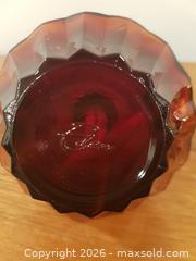 MaxSold Auction: Eden Catalytic Fragrance Lamp – Pleated Red Glass with Gold Crown - Milton (Ontario, Canada) SELLER MANAGED Downsizing Online Auction - Asleton Boulevard