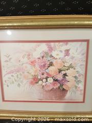 MaxSold Auction: Framed Floral Still?Life Artwork - Milton (Ontario, Canada) SELLER MANAGED Downsizing Online Auction - Asleton Boulevard