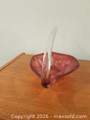 MaxSold Auction: Hand?Blown Art Glass Sculpture – Pink & Clear Free?Form Design - Milton (Ontario, Canada) SELLER MANAGED Downsizing Online Auction - Asleton Boulevard