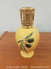 MaxSold Auction: Lampe Berger Paris Ceramic Fragrance Lamp – Olive Design - Milton (Ontario, Canada) SELLER MANAGED Downsizing Online Auction - Asleton Boulevard