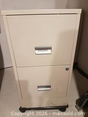 MaxSold Auction: SteelWorks Two?Drawer Metal Filing Cabinet (#2) - Milton (Ontario, Canada) SELLER MANAGED Downsizing Online Auction - Asleton Boulevard