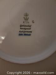 MaxSold Auction: Wallendorf Goldrelief Hand?Painted Porcelain Plate – East German - Milton (Ontario, Canada) SELLER MANAGED Downsizing Online Auction - Asleton Boulevard