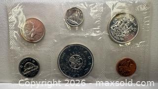 MaxSold Auction: 1964 Canadian Silver Proof-like Mint Set, featuring six coins sealed in original plastic.  - Toronto (Ontario, Canada) SELLER MANAGED Reseller Online Auction - Dartmoor Drive