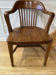 MaxSold Auction: Antique "Canada Furniture Manufacturers" Oak Banker Chair # 2. - Mississauga (Ontario, Canada) SELLER MANAGED Estate Sale Online Auction - Greenbower Court