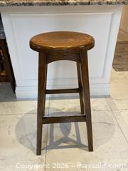 MaxSold Auction: Antique Georgian/Victorian Oak Tavern Stool Seat Circa 1800-1900. - Mississauga (Ontario, Canada) SELLER MANAGED Estate Sale Online Auction - Greenbower Court