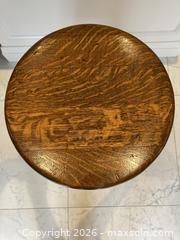 MaxSold Auction: Antique Georgian/Victorian Oak Tavern Stool Seat Circa 1800-1900. - Mississauga (Ontario, Canada) SELLER MANAGED Estate Sale Online Auction - Greenbower Court