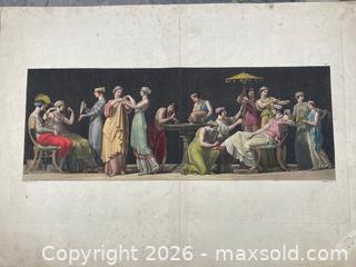 MaxSold Auction: Antique Hand Coloured Engraving by Gallo Gallina (1796–1874). Very Rare. - Mississauga (Ontario, Canada) SELLER MANAGED Estate Sale Online Auction - Greenbower Court