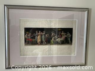 MaxSold Auction: Antique Hand Coloured Engraving by Gallo Gallina (1796–1874). Very Rare. - Mississauga (Ontario, Canada) SELLER MANAGED Estate Sale Online Auction - Greenbower Court