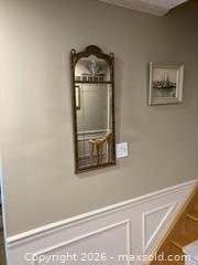 MaxSold Auction: Antique Victorian Etched Glass Mirror with Ornate Frame. - Mississauga (Ontario, Canada) SELLER MANAGED Estate Sale Online Auction - Greenbower Court