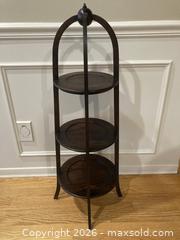 MaxSold Auction: Early 20th Century Tiered Plateware Storage Rack. - Mississauga (Ontario, Canada) SELLER MANAGED Estate Sale Online Auction - Greenbower Court
