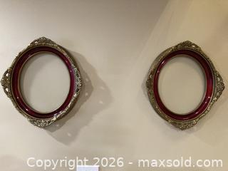 MaxSold Auction: Two Victorian Ornate Gold Convex Glass Oval Frame 1800s.  - Mississauga (Ontario, Canada) SELLER MANAGED Estate Sale Online Auction - Greenbower Court