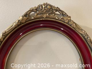 MaxSold Auction: Two Victorian Ornate Gold Convex Glass Oval Frame 1800s.  - Mississauga (Ontario, Canada) SELLER MANAGED Estate Sale Online Auction - Greenbower Court