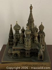 MaxSold Auction: Vintage 1970s St Basil's Cathedral Bronze Sculpture Moscow. Russia. Artist Signed. - Mississauga (Ontario, Canada) SELLER MANAGED Estate Sale Online Auction - Greenbower Court