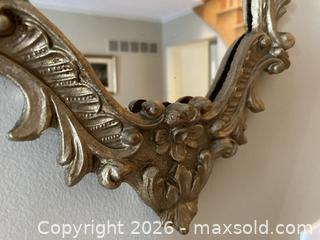 MaxSold Auction: Vintage Italian Rococo Style Gilt Wood Wall Mirror Ornate Frame. - Mississauga (Ontario, Canada) SELLER MANAGED Estate Sale Online Auction - Greenbower Court
