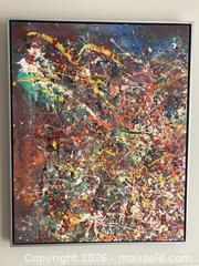 MaxSold Auction: Vintage MCM Abstract Oil on Canvas Painting by Listed Artist Michael Yaworski. - Mississauga (Ontario, Canada) SELLER MANAGED Estate Sale Online Auction - Greenbower Court