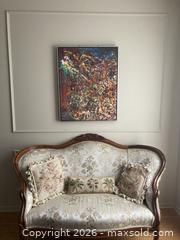 MaxSold Auction: Vintage MCM Abstract Oil on Canvas Painting by Listed Artist Michael Yaworski. - Mississauga (Ontario, Canada) SELLER MANAGED Estate Sale Online Auction - Greenbower Court