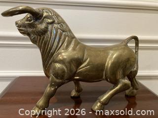 MaxSold Auction: Vintage MCM Brass Bull Statue. - Mississauga (Ontario, Canada) SELLER MANAGED Estate Sale Online Auction - Greenbower Court