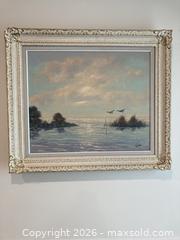 MaxSold Auction: Vintage Oil on Canvas Painting by Listed German-Canadian Artist George Weber (1907-2002). - Mississauga (Ontario, Canada) SELLER MANAGED Estate Sale Online Auction - Greenbower Court