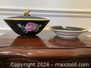 MaxSold Auction: Vintage Set Porcelain Tableware "Black Beauty" Pattern from Nymphenburg, Western Germany.  - Mississauga (Ontario, Canada) SELLER MANAGED Estate Sale Online Auction - Greenbower Court