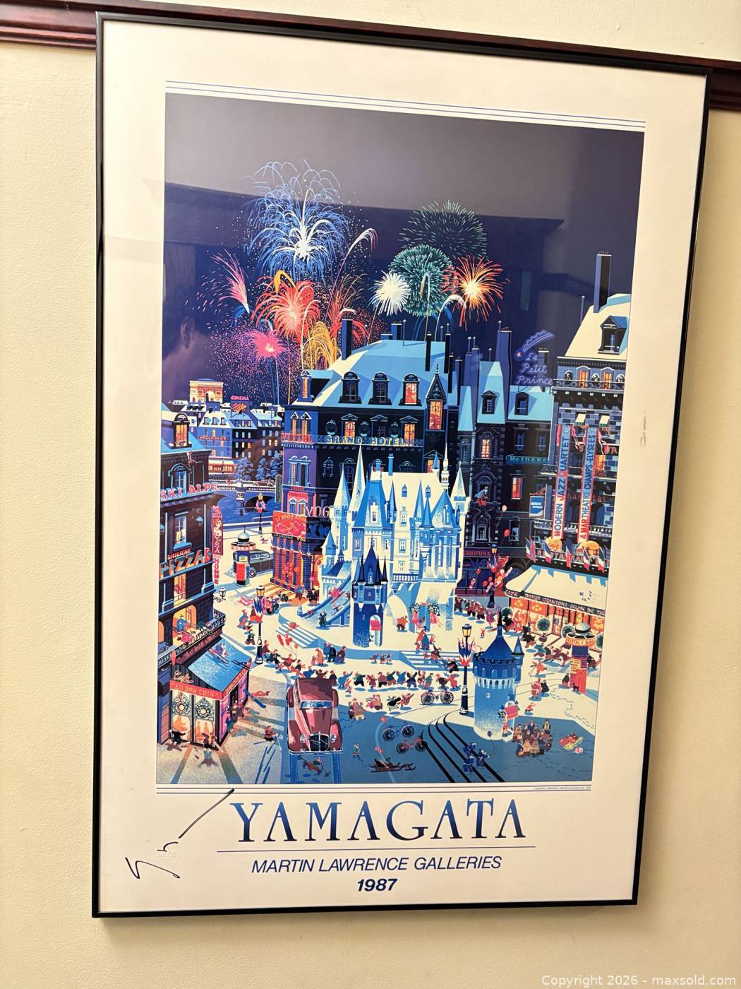 Yamagata signed limited edition poster 1987 | Maxsold