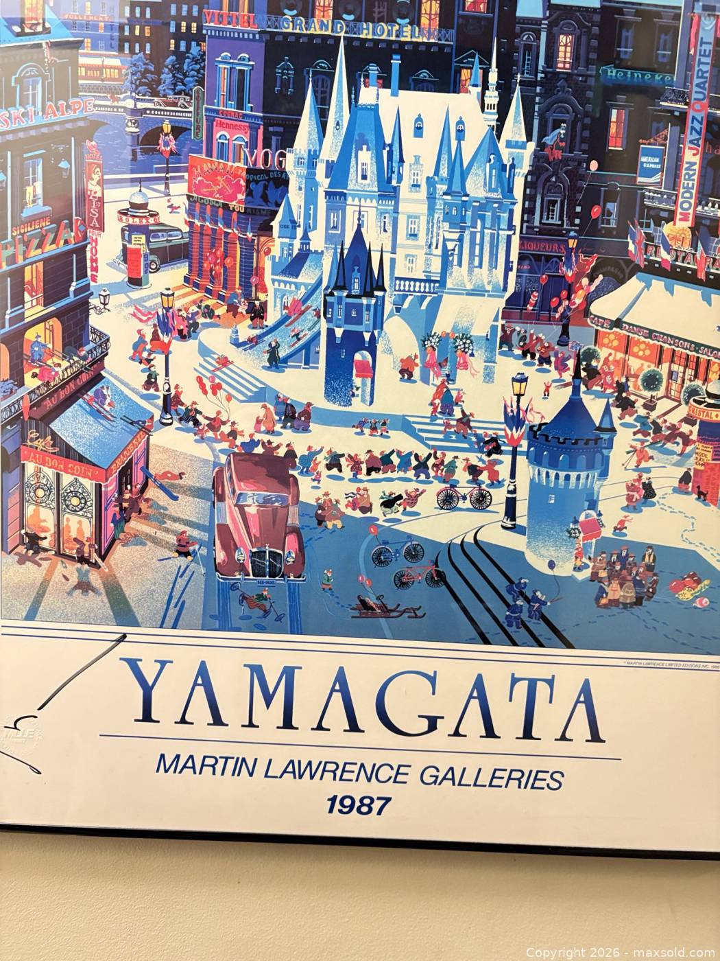 Yamagata signed limited edition poster 1987 | Maxsold