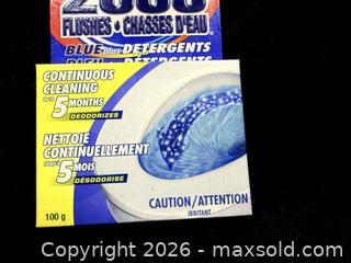 MaxSold Auction: 2000 Flushes Blue Plus Detergents Automatic Toilet Bowl Cleaner NEW - New Westminster (British Columbia, Canada) SELLER MANAGED Reseller Online Auction - Columbia Street