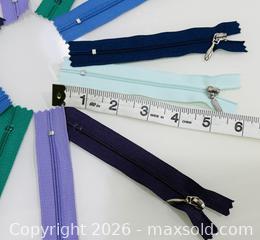 MaxSold Auction: 6" Long Nylon Coil Closed-End Zippers - New Westminster (British Columbia, Canada) SELLER MANAGED Reseller Online Auction - Columbia Street