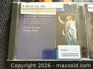 MaxSold Auction: [Audiophile Choice] Rifkin's Bach Cantatas & Opera Divas 4-CD Set (Netrebko, Sony/DG) - New Westminster (British Columbia, Canada) SELLER MANAGED Reseller Online Auction - Columbia Street