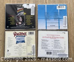 MaxSold Auction: Broadway & Musical Theatre 4-CD Lot - Ragtime, Sondheim, Joseph, La Mancha - New Westminster (British Columbia, Canada) SELLER MANAGED Reseller Online Auction - Columbia Street