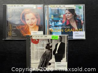 MaxSold Auction: Classical Divas CD Trio | Renée Fleming, Susan Graham & Michala Petri - New Westminster (British Columbia, Canada) SELLER MANAGED Reseller Online Auction - Columbia Street