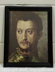 MaxSold Auction: Framed Portrait Print of Cosimo I de' Medici - Renaissance Style Art - New Westminster (British Columbia, Canada) SELLER MANAGED Reseller Online Auction - Columbia Street