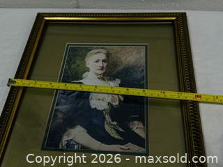 MaxSold Auction: Framed Vintage Portrait Print of a Victorian Lady - New Westminster (British Columbia, Canada) SELLER MANAGED Reseller Online Auction - Columbia Street