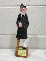 MaxSold Auction: Handmade Wooden Nautical Folk Art Figurine - New Westminster (British Columbia, Canada) SELLER MANAGED Reseller Online Auction - Columbia Street