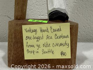 MaxSold Auction: Handmade Wooden Nautical Folk Art Figurine - New Westminster (British Columbia, Canada) SELLER MANAGED Reseller Online Auction - Columbia Street