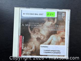 MaxSold Auction: Mendelssohn: Midsummer Night's Dream | Philippe Herreweghe | Harmonia Mundi Masterpiece - New Westminster (British Columbia, Canada) SELLER MANAGED Reseller Online Auction - Columbia Street