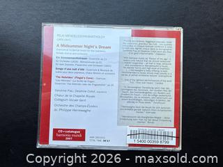 MaxSold Auction: Mendelssohn: Midsummer Night's Dream | Philippe Herreweghe | Harmonia Mundi Masterpiece - New Westminster (British Columbia, Canada) SELLER MANAGED Reseller Online Auction - Columbia Street