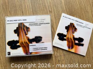 MaxSold Auction: Mozart: Complete Violin Concertos (2-CD Set) - Johannes Leertouwer, Period Instruments - New Westminster (British Columbia, Canada) SELLER MANAGED Reseller Online Auction - Columbia Street