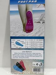 MaxSold Auction:  NEW 3 Pairs Stick-on Invisible Foot Pads (Size M) - New Westminster (British Columbia, Canada) SELLER MANAGED Reseller Online Auction - Columbia Street