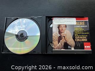 MaxSold Auction: Out of print in this original format/ [Classical Gem] Fauré: Piano Works - J.P. Collard (EMI 2-CD Fatbox) - New Westminster (British Columbia, Canada) SELLER MANAGED Reseller Online Auction - Columbia Street