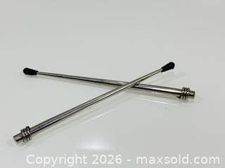 MaxSold Auction: Pair of Telescoping Antenna Rods, Chrome, 12–18 in - New Westminster (British Columbia, Canada) SELLER MANAGED Reseller Online Auction - Columbia Street